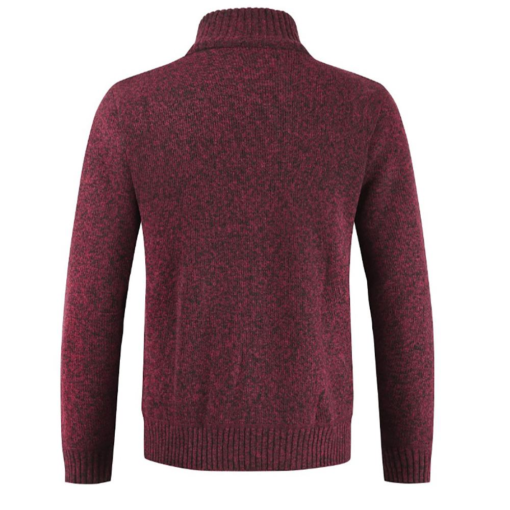 Men's - Winter Jacket - Block Pattern - Warm & Stylish for Cold Weather