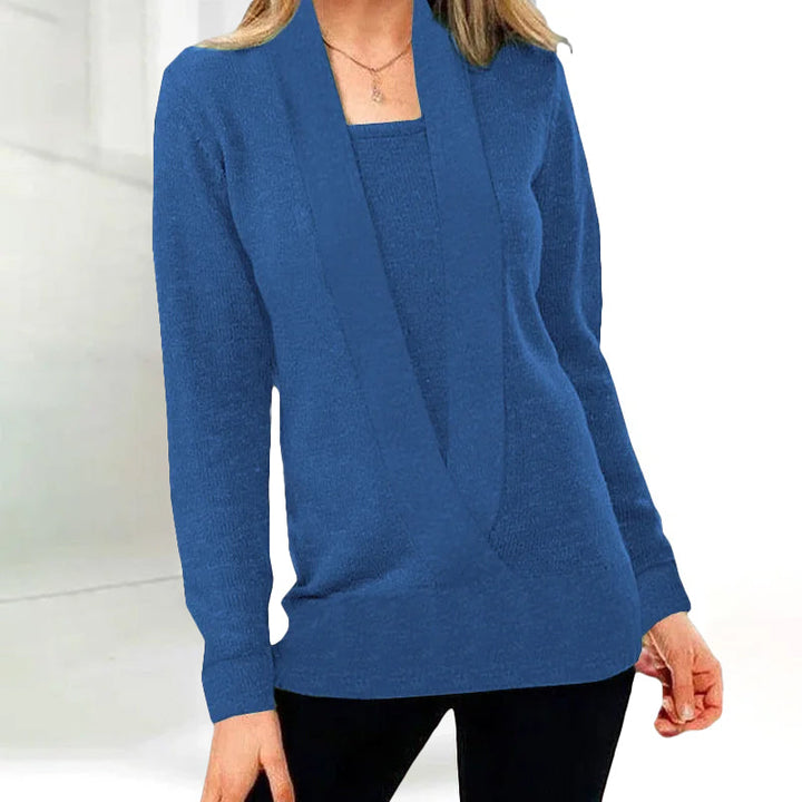 V-neck jumper for women