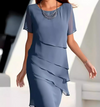Women's - Unicoloured Sleeveless Mini Dress - Lightweight Fabric - Casual Summer Style - Perfect for Everyday Wear