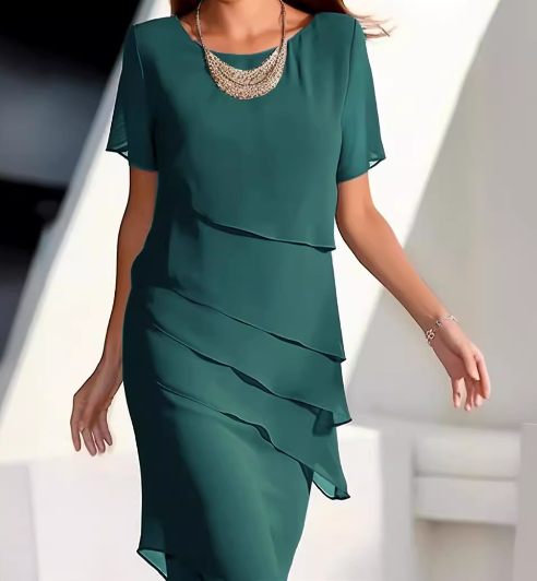 Women's - Unicoloured Sleeveless Mini Dress - Lightweight Fabric - Casual Summer Style - Perfect for Everyday Wear