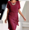 Women's - Unicoloured Sleeveless Mini Dress - Lightweight Fabric - Casual Summer Style - Perfect for Everyday Wear