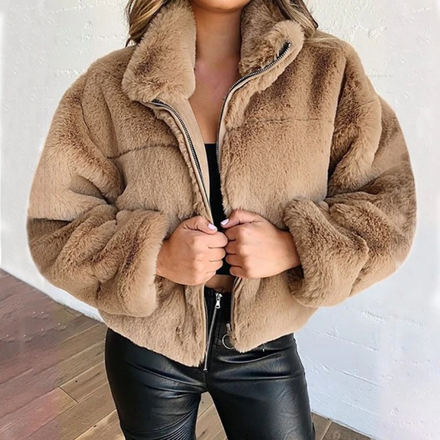 Winter fashion plush jacket