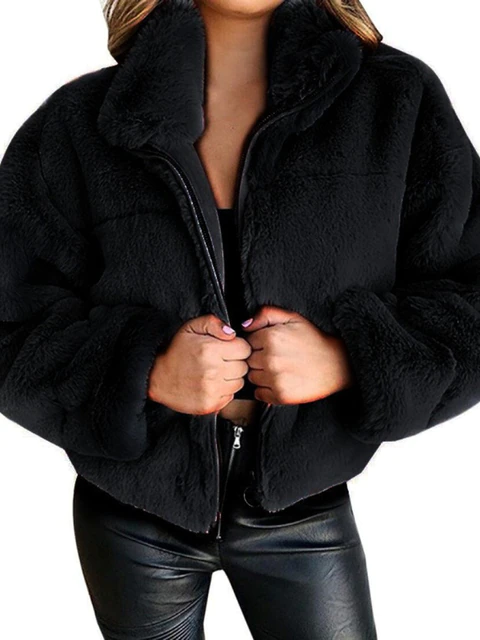 Winter fashion plush jacket