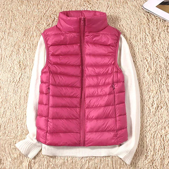 Body warmer without sleeves