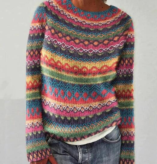 Women's - Icelandic Sweater - Cosy Wool Blend - Classic Nordic Style - Ultimate Warmth & Comfort
