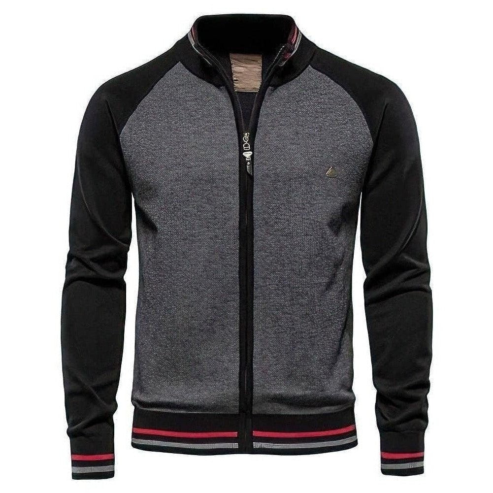 Men's - Striped Cardigan - Cosy Knitwear - Fashionable Layering Essential