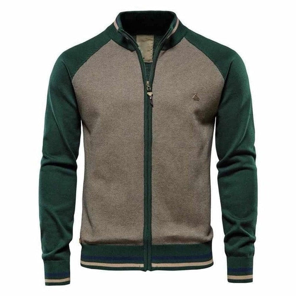 Men's - Striped Cardigan - Cosy Knitwear - Fashionable Layering Essential