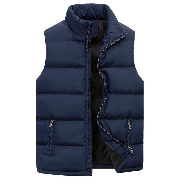 Men's - Winter Waistcoat - Sleek Design - Stylish Zip Design - Cold Weather