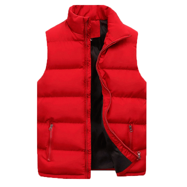 Men's - Winter Waistcoat - Sleek Design - Stylish Zip Design - Cold Weather