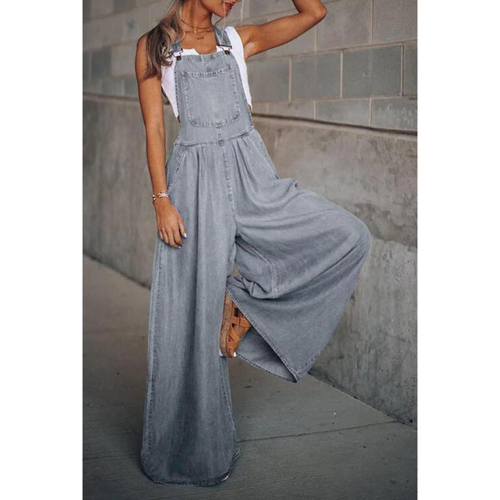 Ladies denim jumpsuit