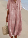 Boho summer linen dress