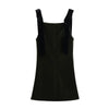 Women's - Short Dress - Velvet Strap with Bow Decoration - Elegant and Stylish Outfit for Any Occasion