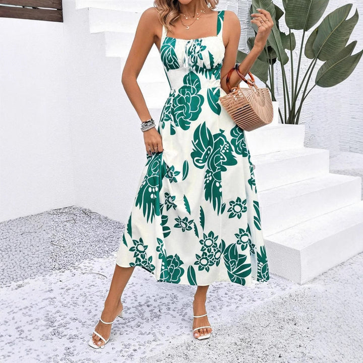 Women's - Backless Slim Dress - Spaghetti Strap Design - Perfect for Summer Events - Elegant and Stylish Look