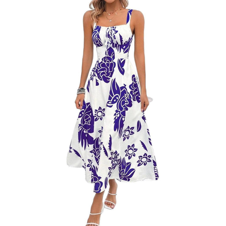 Women's - Backless Slim Dress - Spaghetti Strap Design - Perfect for Summer Events - Elegant and Stylish Look