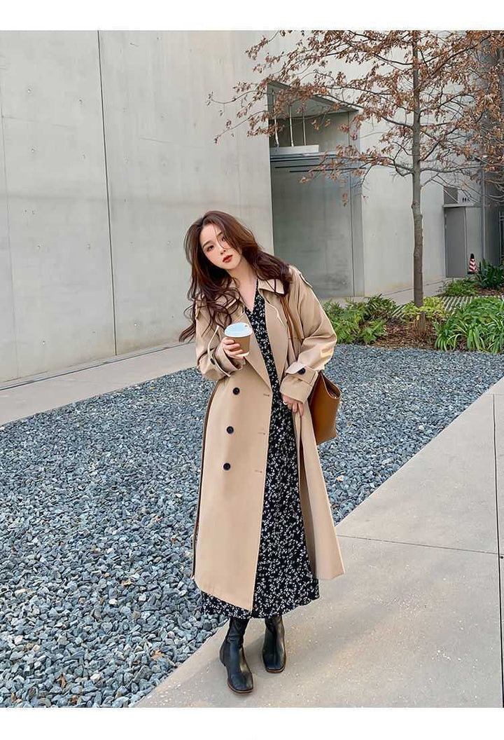 Stylish spring trench coat