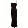 Women's - Waist Accentuating Bodycon Dress - Slimming Spaghetti Strap Style - Perfect for Any Occasion