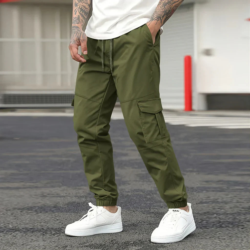 Men's - Tapered Cargo Pants - Cotton Blend