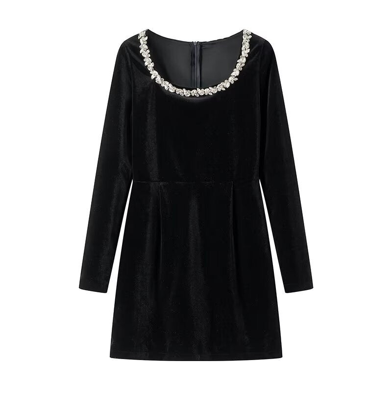 Women's - Long SLeeve Short Dress - Stylish and Comfortable - Perfect for Any Occasion