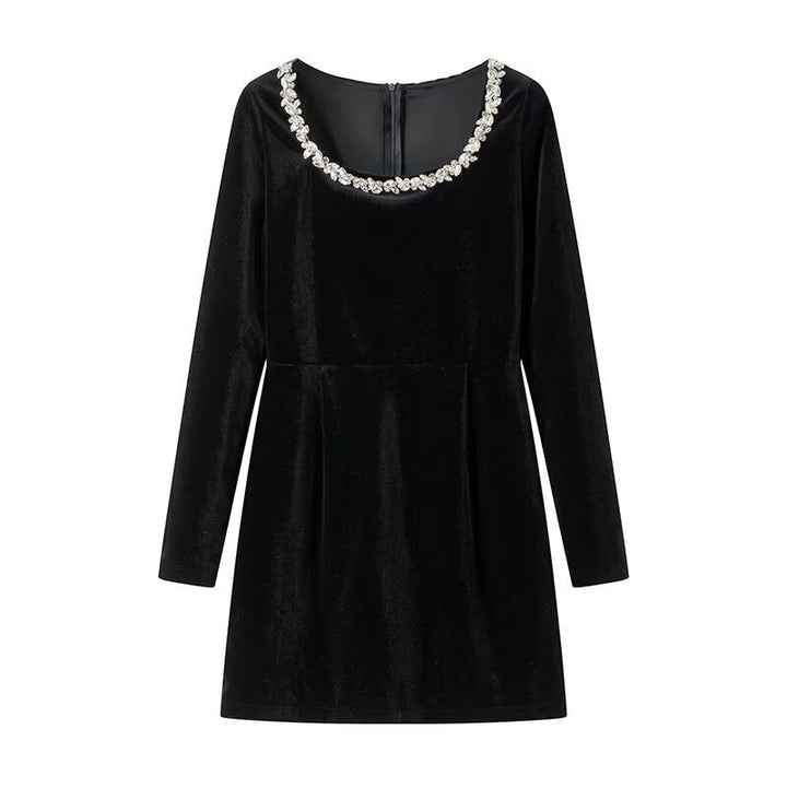 Women's - Long SLeeve Short Dress - Stylish and Comfortable - Perfect for Any Occasion