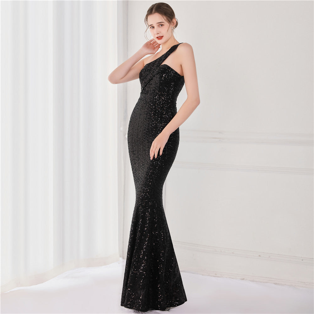 Trendy, graceful and fashionable casual evening dress