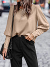 O-neck blouse