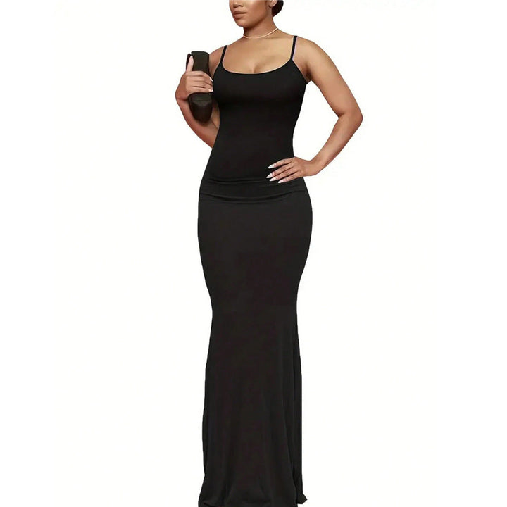 Women's - Waist Accentuating Bodycon Dress - Slimming Spaghetti Strap Style - Perfect for Any Occasion