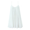 Women's - Mini Dress - Backless V-Neck with Loose Straps - Chic Summer Style - Perfect for Casual Outings