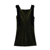 Women's - Short Dress - Velvet Strap with Bow Decoration - Elegant and Stylish Outfit for Any Occasion
