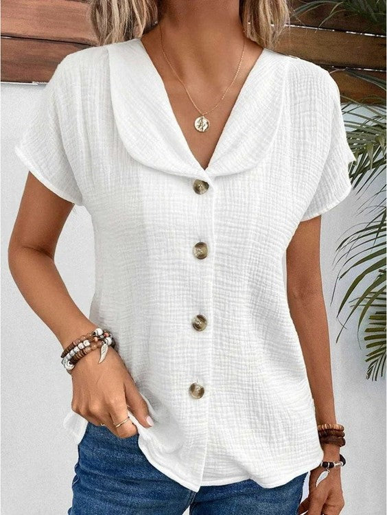 Stylish button top