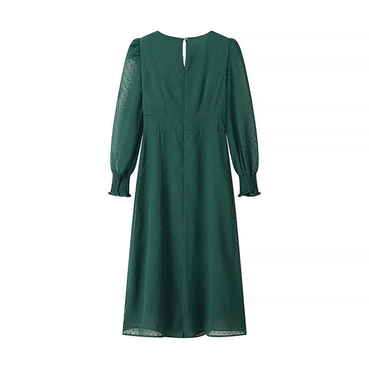 Women's - Long Sleeve Maxi Skirt Dress - Flowy & Comfortable - Perfect for Any Occasion