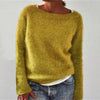 Ladies round neck jumper basic