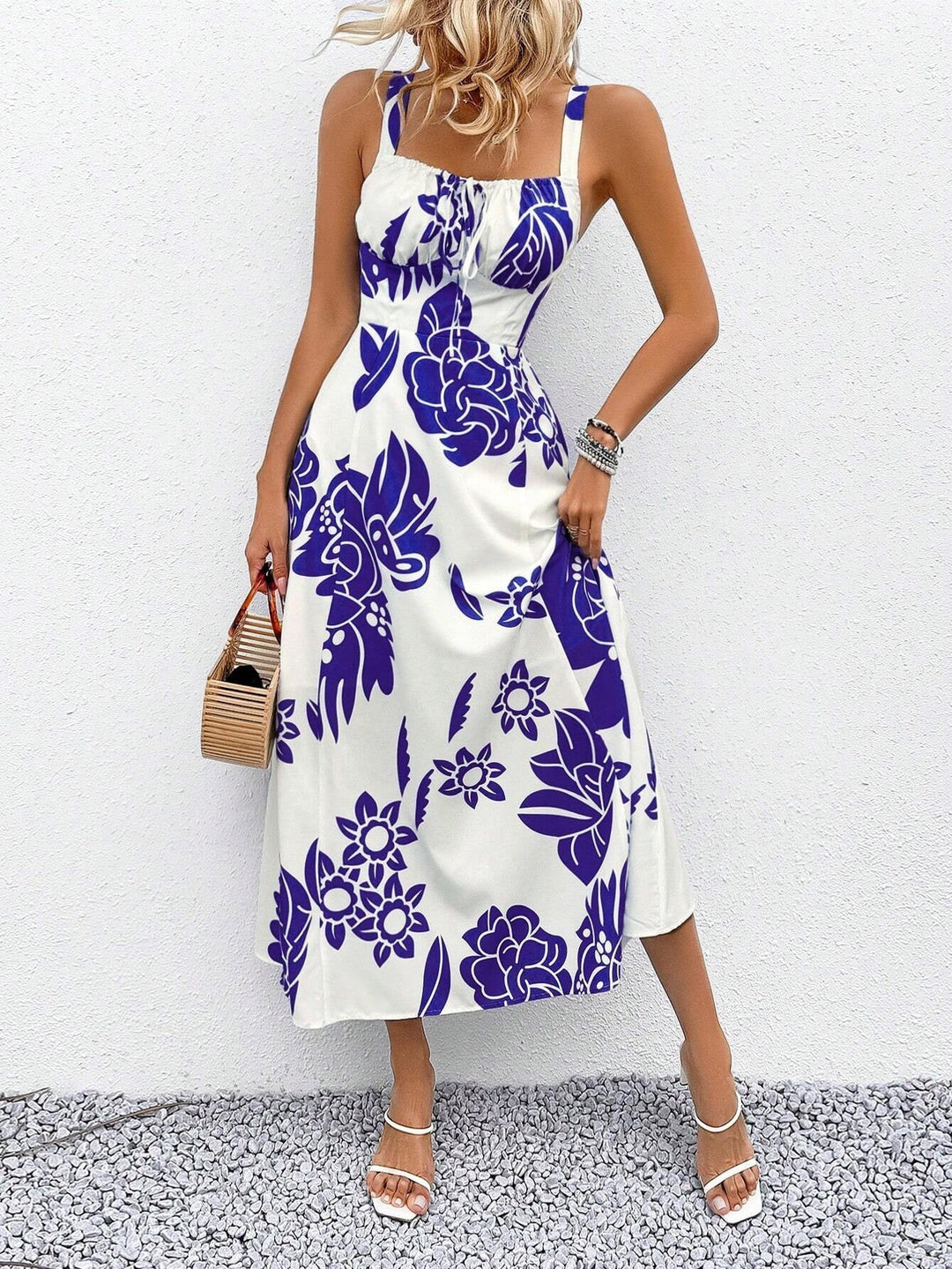 Women's - Backless Slim Dress - Spaghetti Strap Design - Perfect for Summer Events - Elegant and Stylish Look