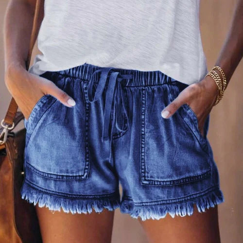 Denim shorts