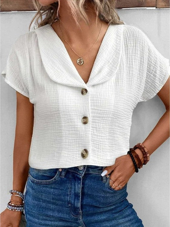 Stylish button top