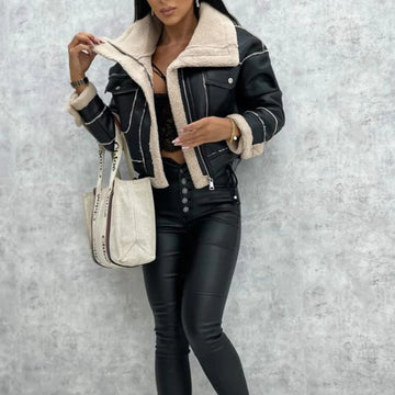 Elegant leather jacket