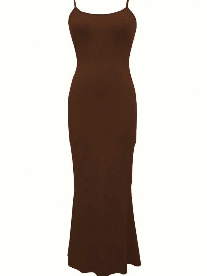 Women's - Waist Accentuating Bodycon Dress - Slimming Spaghetti Strap Style - Perfect for Any Occasion
