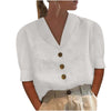Women's - Stylish Top with Collar and Buttons - Perfect for Chic Looks - Fashionable Casual Wear