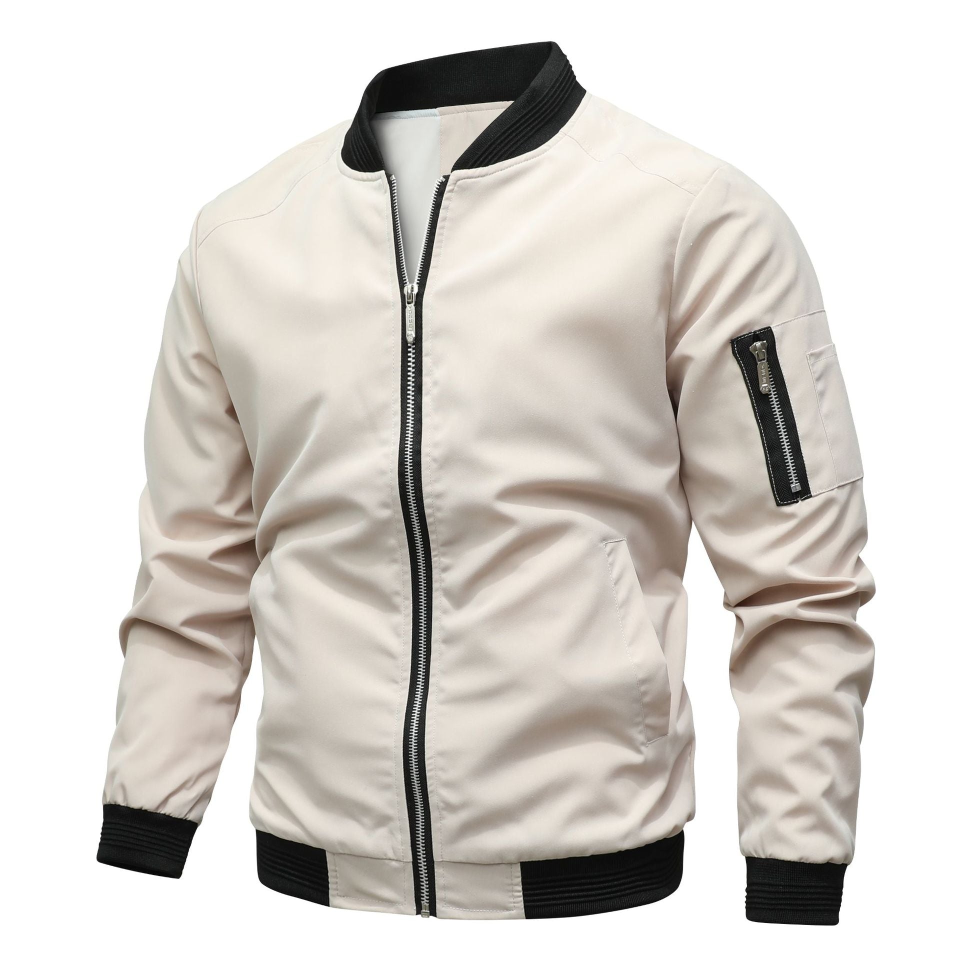 Men - Jacket - Bomber Style - Lightweight Zip