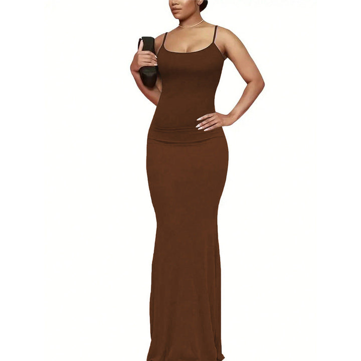 Women's - Waist Accentuating Bodycon Dress - Slimming Spaghetti Strap Style - Perfect for Any Occasion