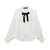 Women's - Versatile Long Sleeve Lapel Shirt Top - Stylish & Comfortable - Perfect for Any Occasion