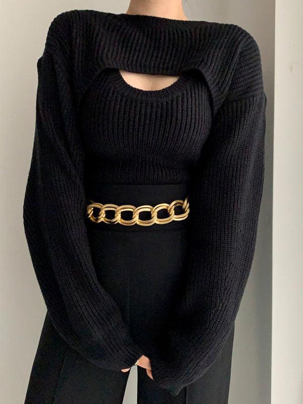 Trendy knitted top