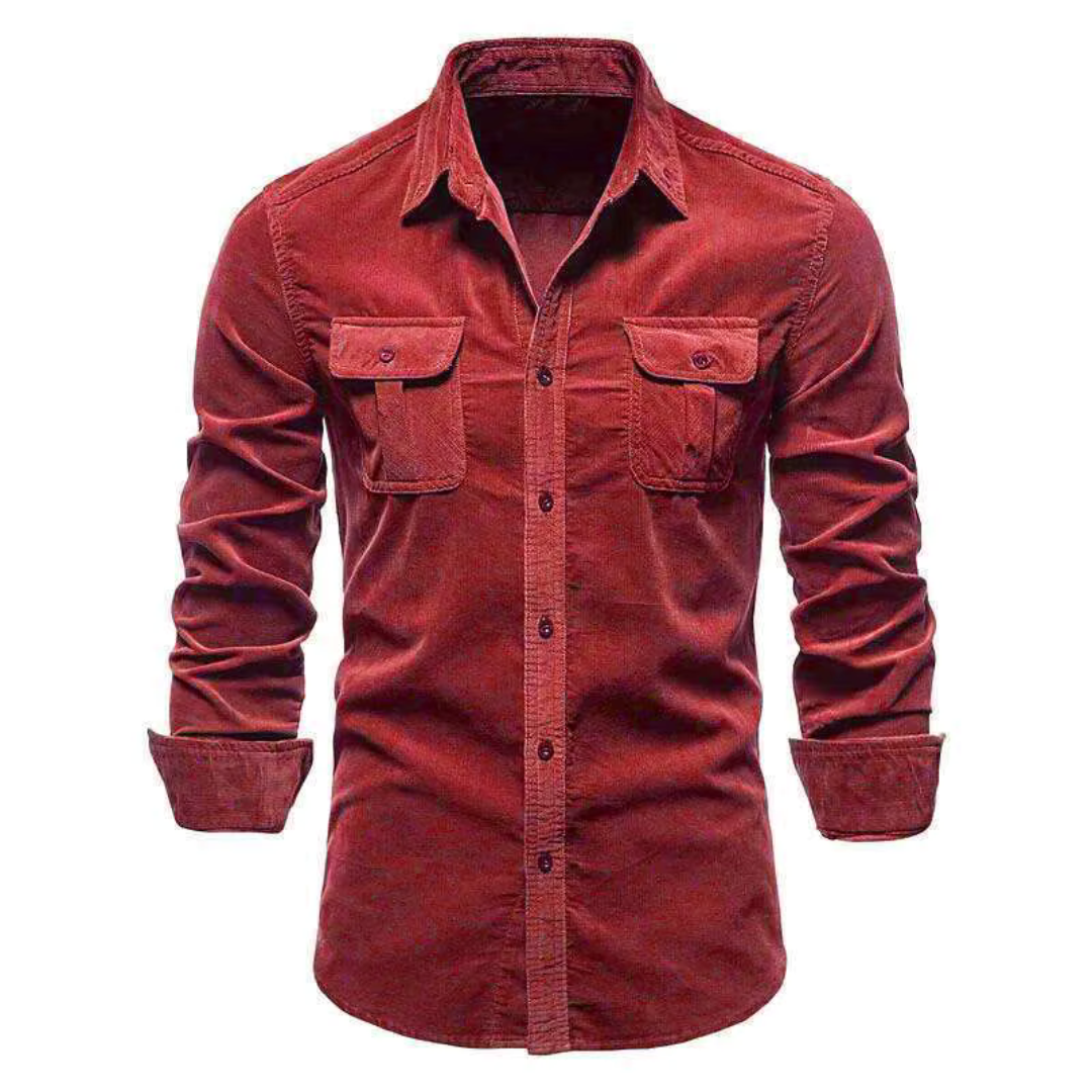 Men's - Classic Corduroy Shirt - Stylish & Comfortable - Timeless Wardrobe Essential