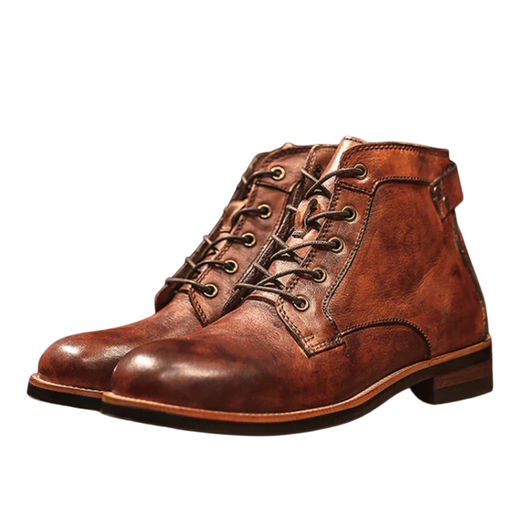 Men's - High Boots - Leather - Comfortable Sleek Design