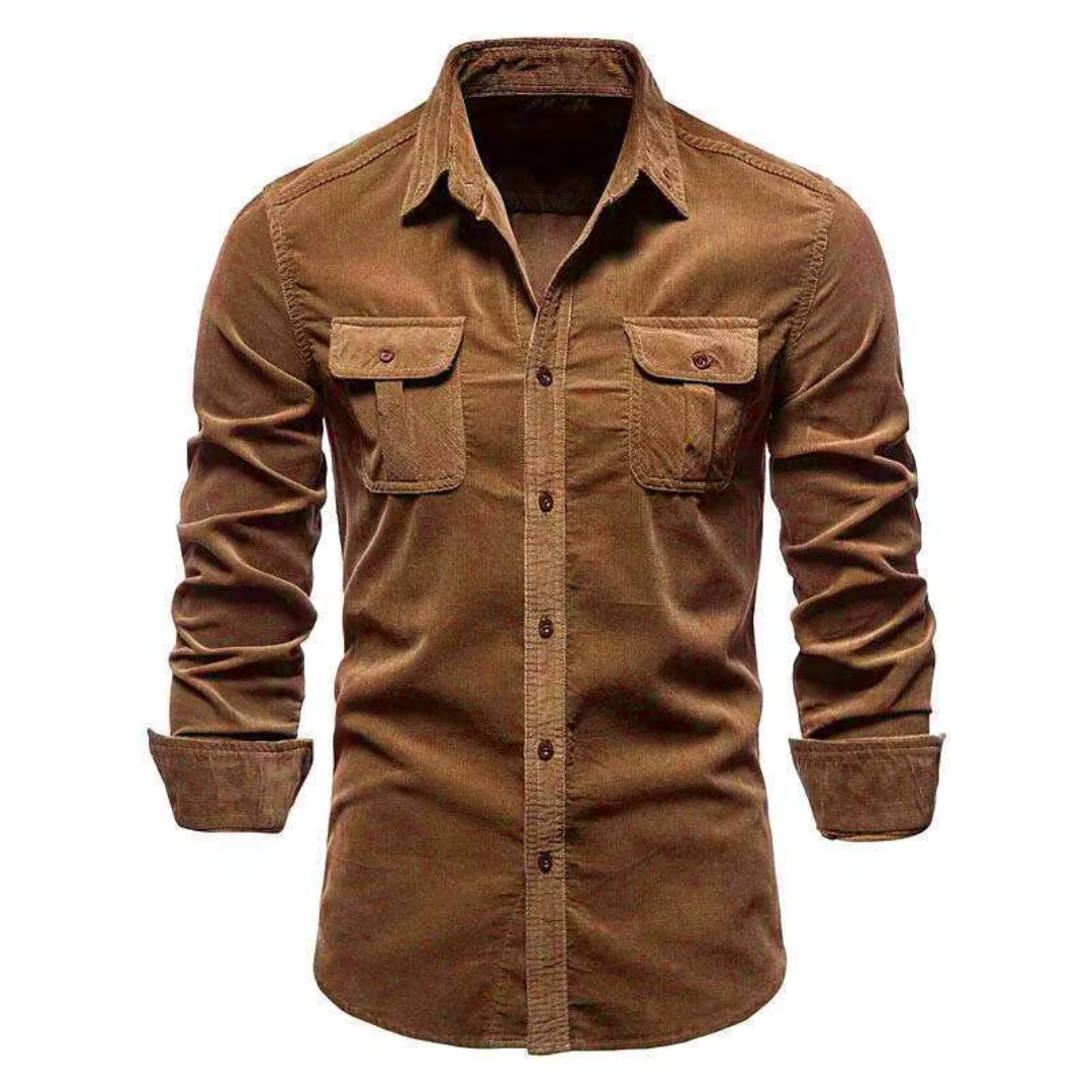 Men's - Classic Corduroy Shirt - Stylish & Comfortable - Timeless Wardrobe Essential
