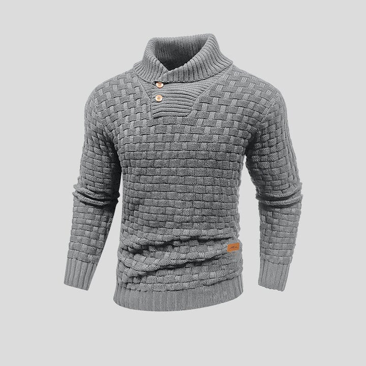 Men- Fashionable Thermal Jumper - Cosy Knit Style - Perfect for Cold Weather - Stylish Wardrobe Essential