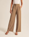 Oversized elasticated trousers