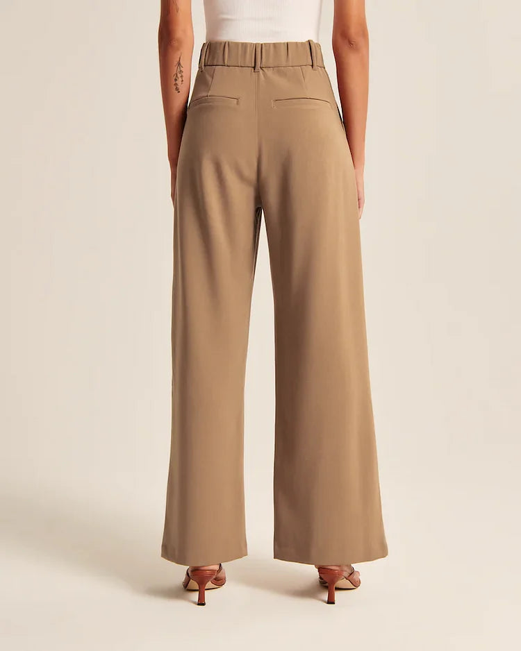 Oversized elasticated trousers