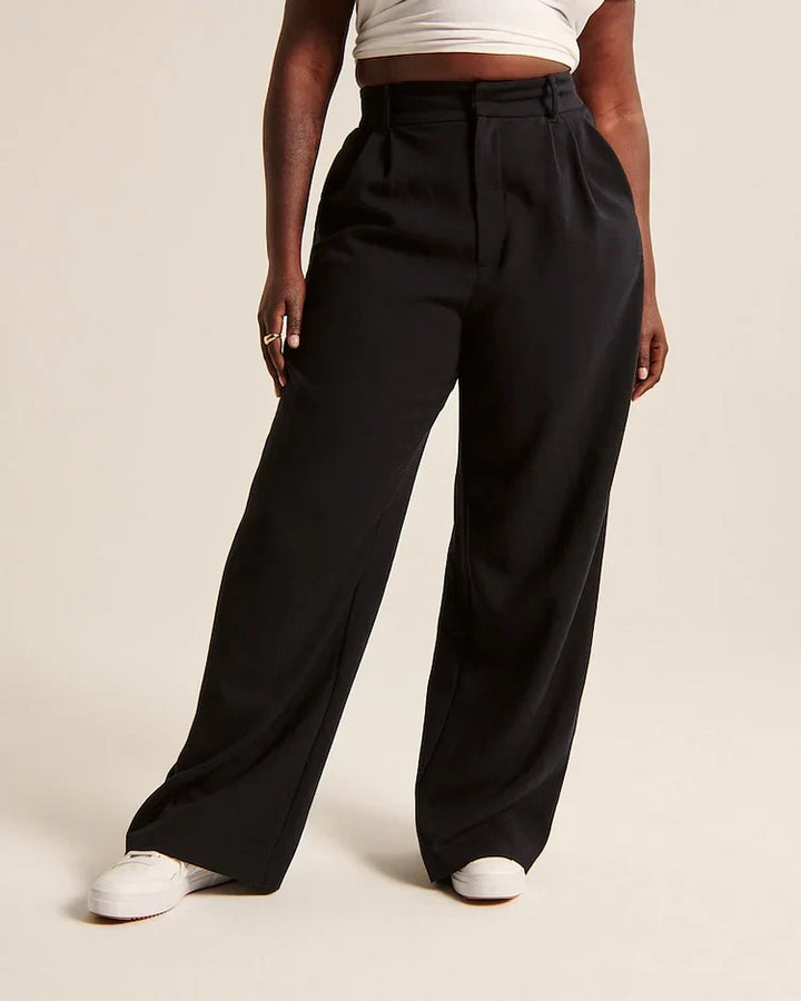 Oversized elasticated trousers