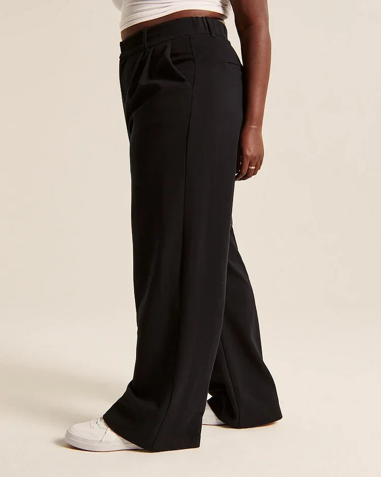 Oversized elasticated trousers