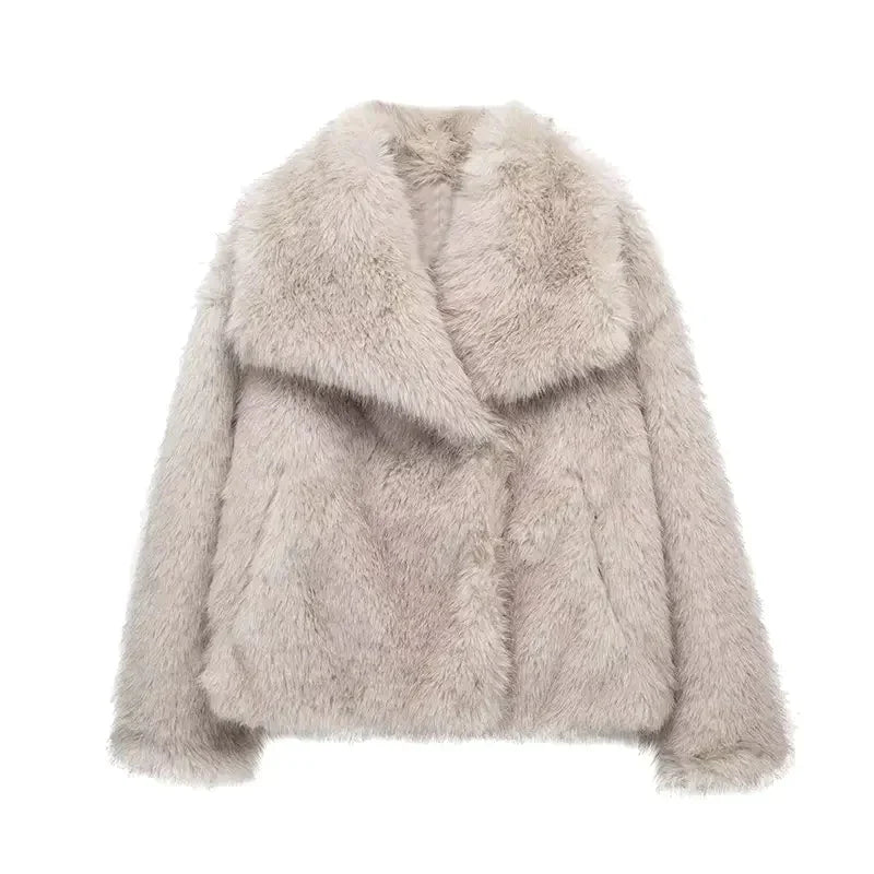 Jacket Made Of Faux Fur